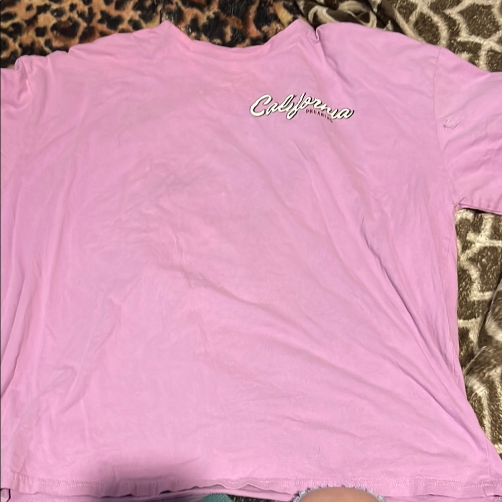 Pink California Graphic T-Shirt